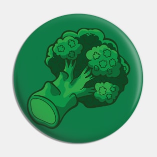 Green Broccoli Pin