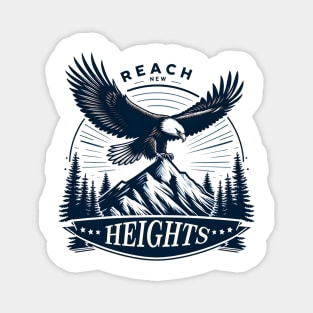 Reach New Heights Tee Magnet