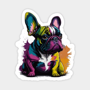 Frenchie Portrait Magnet