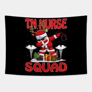 Christmas Tn Nurse Squad Reindeer Pajama Dabing Santa Tapestry