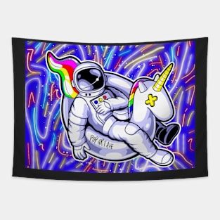 Chill Out Astronaut Pop Art Ave Tapestry