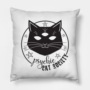 Psychic Cat Society Pillow