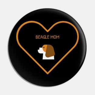 Beagle Mom Pin