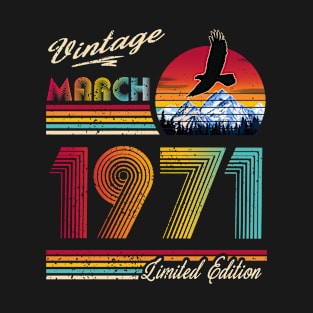 March 1971 Birthday T-Shirt