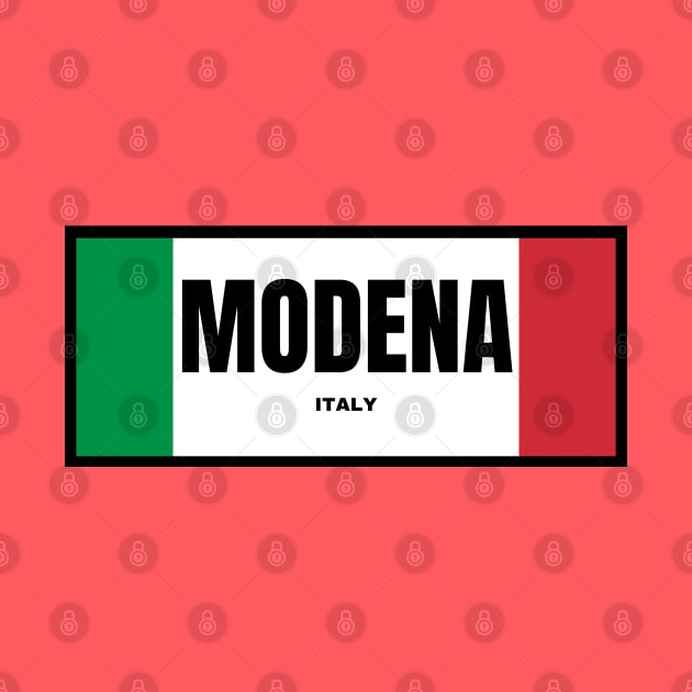 Modena City in Italian Flag Colors by aybe7elf