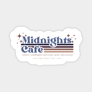 Midnight Cafe Retro Magnet