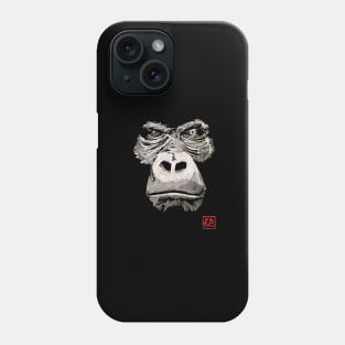 angry gorilla Phone Case