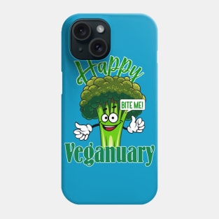 Happy Veganuary- Bite Me! Phone Case