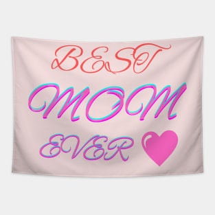 Best Knitting Mom Ever Love Heart Tapestry