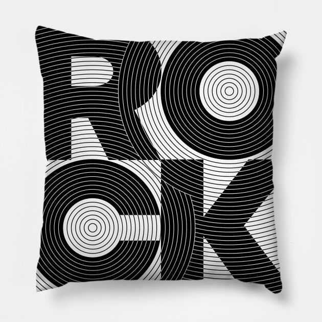 ROCK GROOVE Pillow by gemgemshop