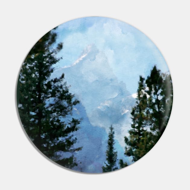 Tetons Wilderness Pin by DarlaHallmark