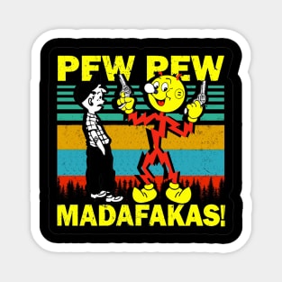 Pew Pew Reddy Kilowatt Magnet