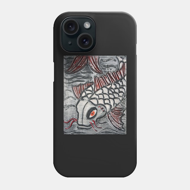 Niigata Koi Phone Case by barbosaart