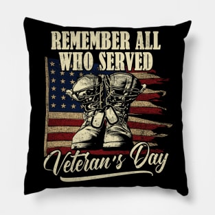 Veterans Day Remembrance Pillow