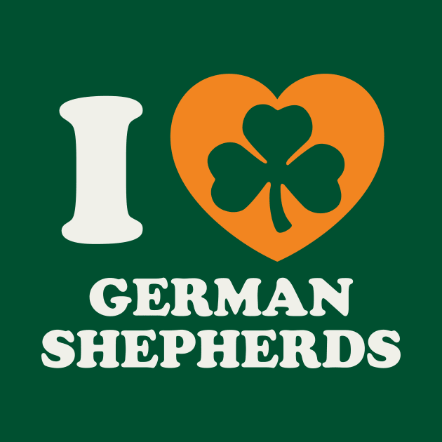 St Patricks Day German Shepard Irish Pride German Shepard Mom by PodDesignShop