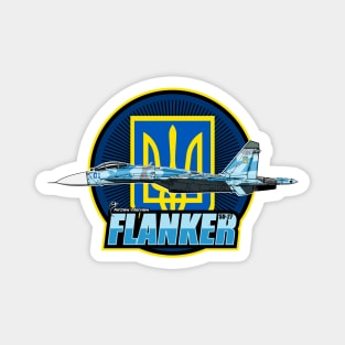 Ukrainian SU-27 Flanker Magnet