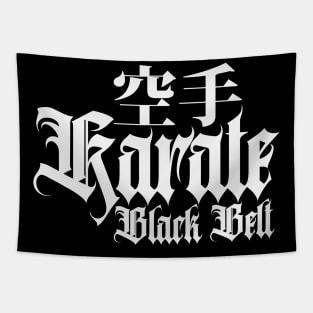 Karate Black Belt Master Tapestry