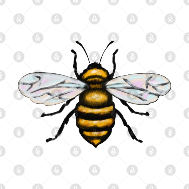 Painted Bee by okpinsArtDesign