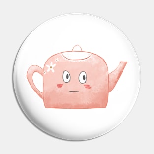 Anxious tea pot. Anxietea Pin