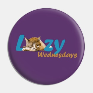 Lazy Cat Wednesdays Pin