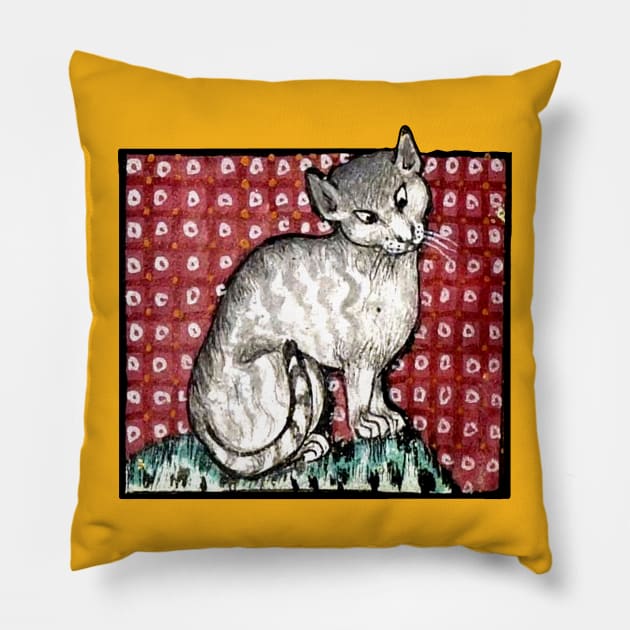 Medieval Cat Pillow by LordDanix