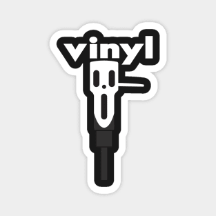 Scream If You Don't Like Vinyl Magnet