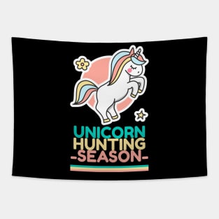 unicorn hunting season Tapestry