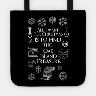 Oak Island Ugly Christmas Sweater Tote