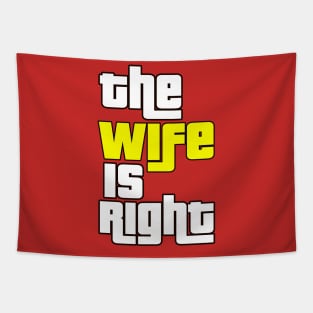 The Wife Is Right Game Show Tapestry
