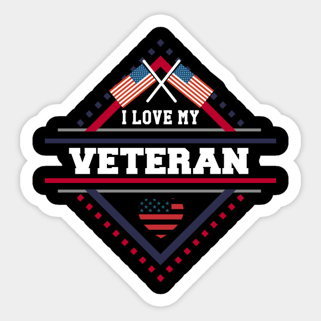 Patriotic I Love My Veteran Military Family I Love My Veteran