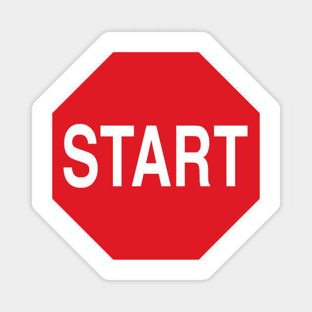 Start Sign Magnet by TSP_OEpods