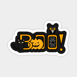 Boo, it's Halloween! Magnet