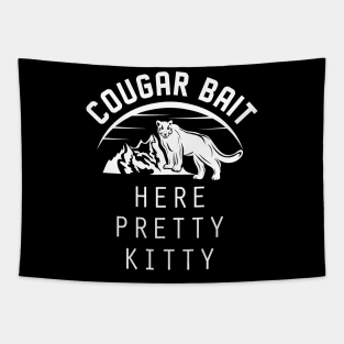 Cougar Bait Funny Tapestry