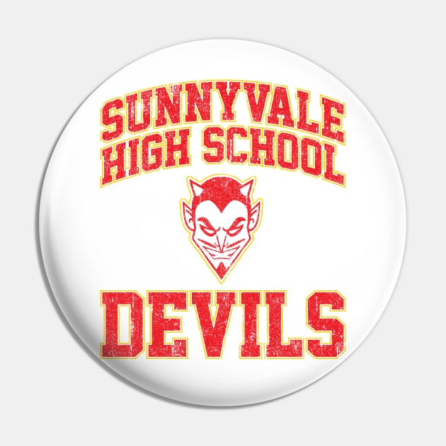 Sunnyvale High School Devils (Variant) Pin by huckblade