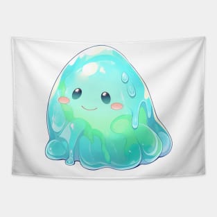 Chibi style Slime Creature Tapestry