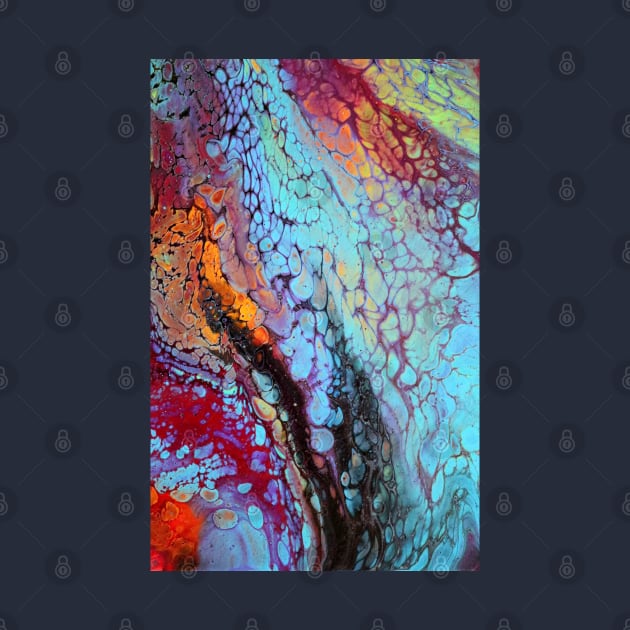 Moire Pattern Fluid Art by Stacey-Design
