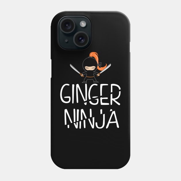 Ginger Ninja Phone Case by KsuAnn