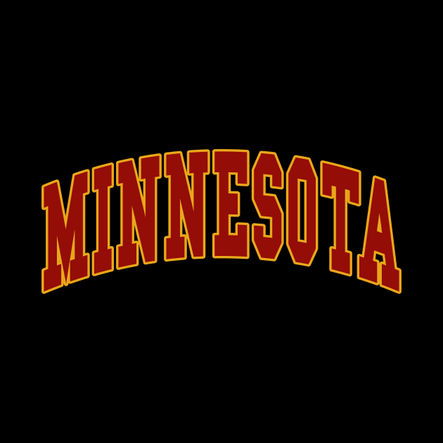 Minnesota - college university font letters text word basketball baseball softball volleyball hockey football love fan player christmas birthday gift for men women kids mothers fathers day dad mom vintage retro by Fanboy04