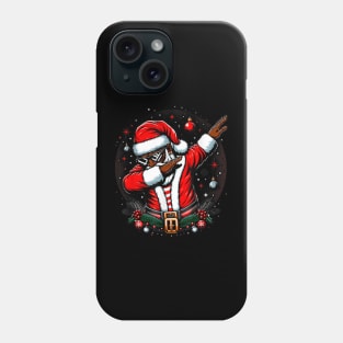 Santa Claus Black Christmas Afro African American Xmas Phone Case