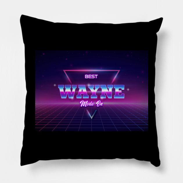 Name Wayne Best Pillow by Usea Studio