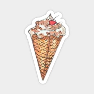 "Chocolate ice-cream" sweet sticker Magnet