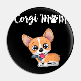 Corgi Mom (175) Pin