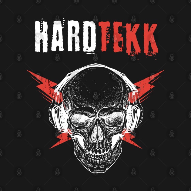 HardTek Skull Tekno 23 by T-Shirt Dealer