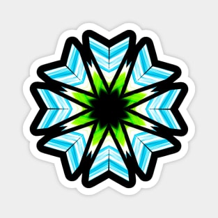 Blue and green Star Magnet