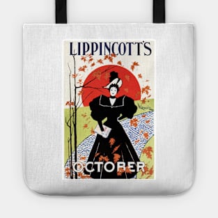 LIPPINCOTT'S OCTOBER 1895 Monthly Magazine Publication by William Carqueville Tote