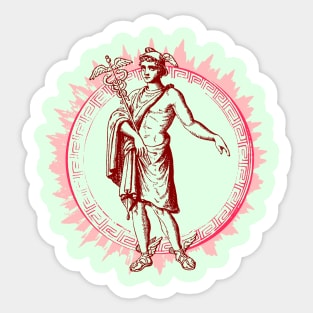 Caduceus Symbol Wall Sticker Decal Transfer Greek Hermes Mythology