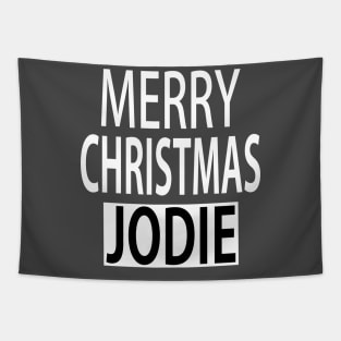 Merry Christmas Jodie Tapestry