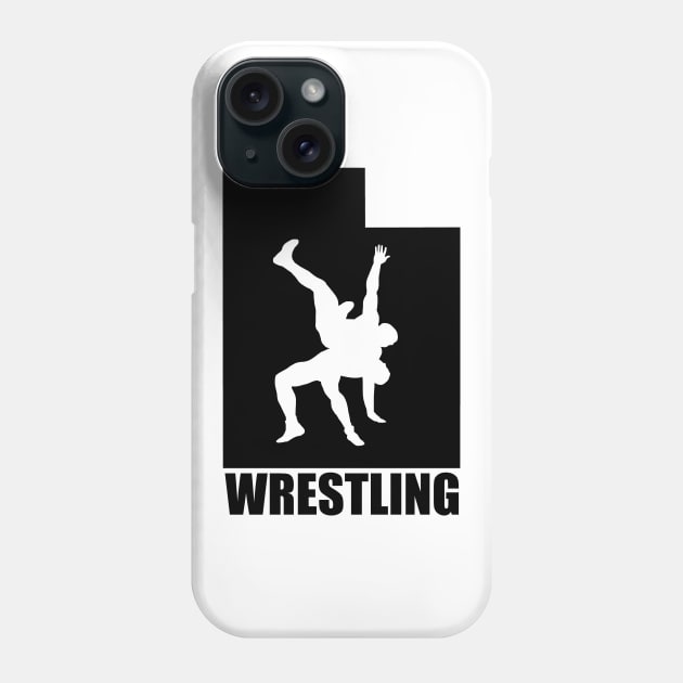 Utah Wrestling (w/ Text) Phone Case by Ruiz Combat Grappling