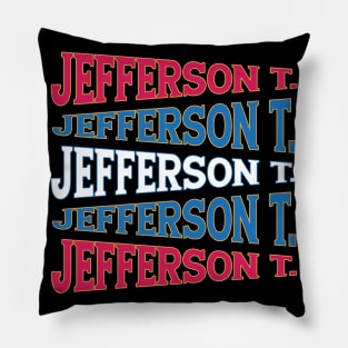 NATIONAL TEXT ART USA JEFFERSON Pillow