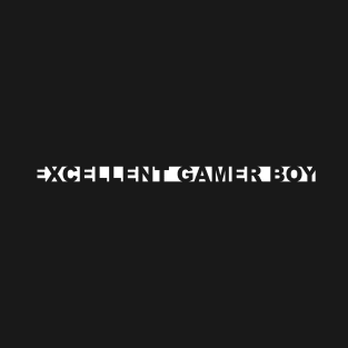 Excellent Gamer Boy T-Shirt